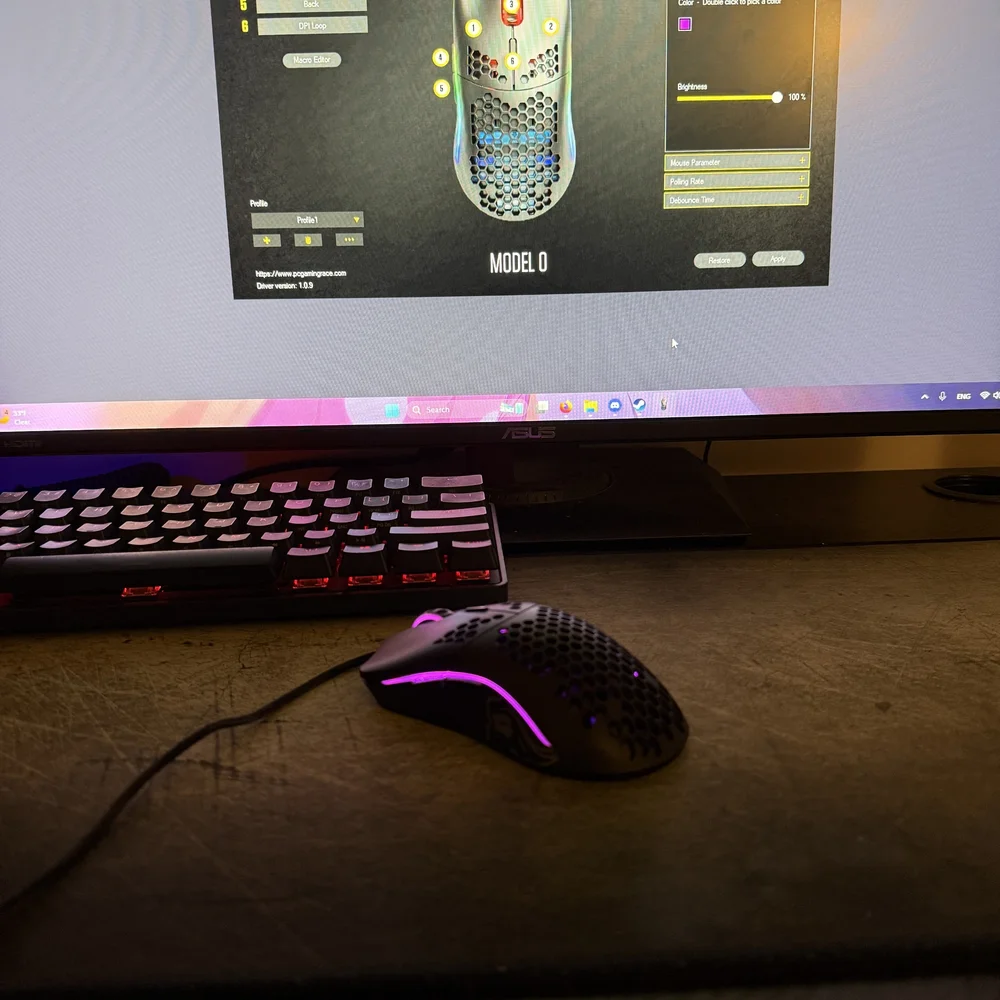 Black Wired Gaming Mouse